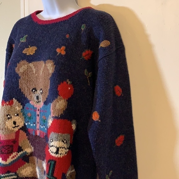 Vintage Woolrich Teddy Bear Wool Sweater, M - Picture 2 of 9